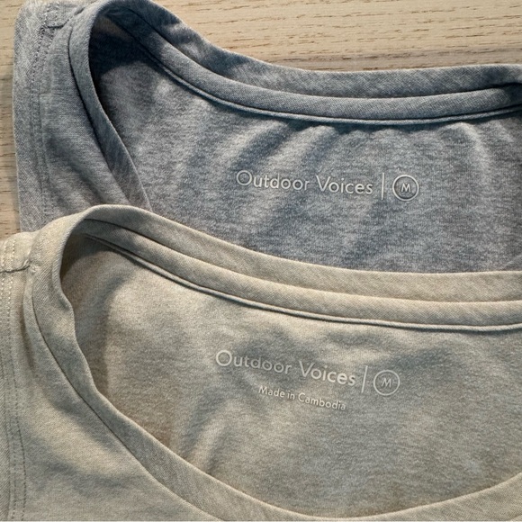 Women’s Cloudknit Gray and Cream Tank Tops bundle - Picture 5 of 5